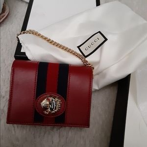 Gucci chain card holder
